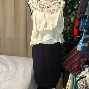 BCBG maxazaria silk blend dress